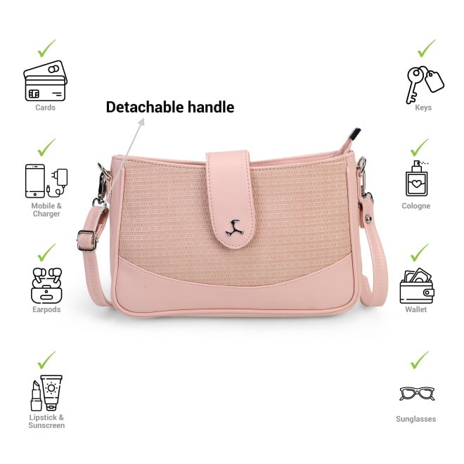 Mochi Women Pink Sling Bag (SKU: 66-862-24-10)