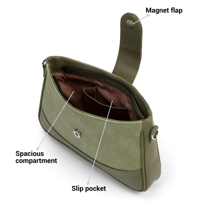 Mochi Women Green Sling Bag (SKU: 66-862-21-10)