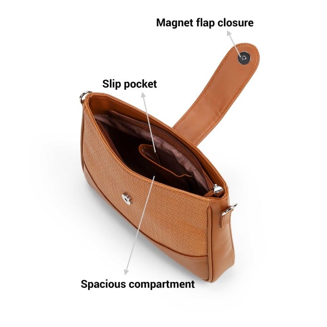 Mochi Women Tan Sling Bag (SKU: 66-862-23-10)