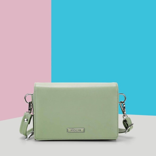 Mochi Women Green Casual Sling Bag