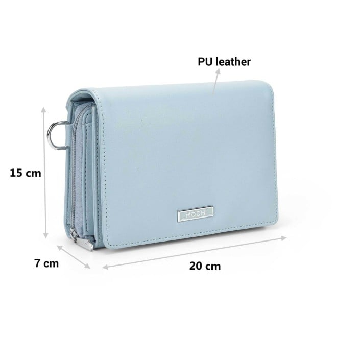 Mochi Women Blue Casual Sling Bag (SKU: 66-864-45-10)