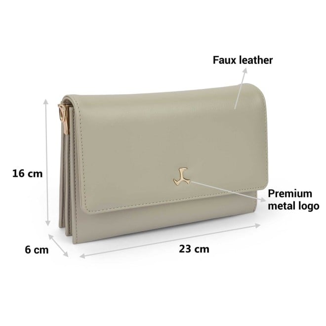Mochi Women Grey Casual Sling Bag (SKU: 66-865-14-10)