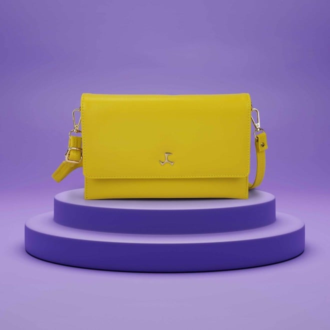 Mochi Women Yellow Casual Sling Bag