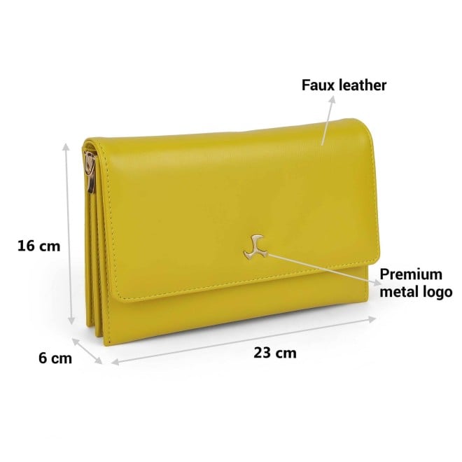 Mochi Women Yellow Casual Sling Bag (SKU: 66-865-33-10)
