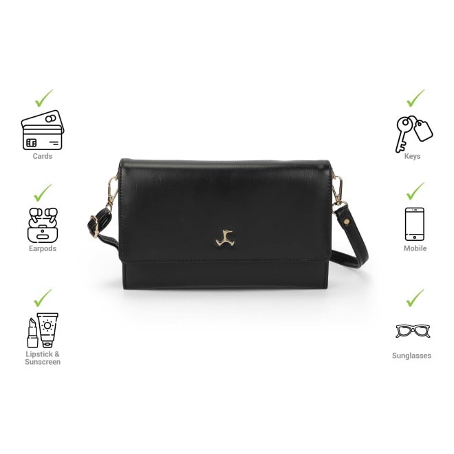 Mochi Women Black Sling Bag (SKU: 66-865-11-10)