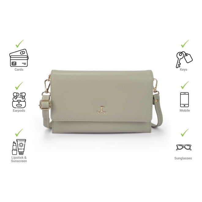 Mochi Women Grey Sling Bag (SKU: 66-865-14-10)