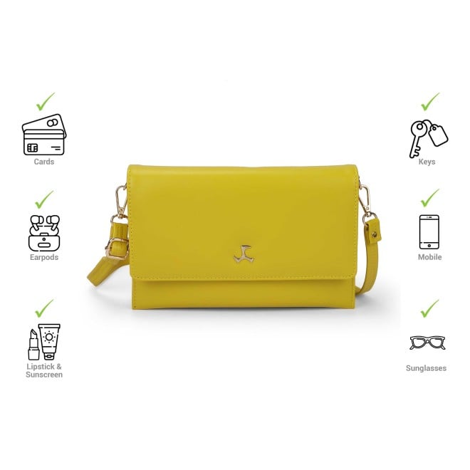 Mochi Women Yellow Sling Bag (SKU: 66-865-33-10)