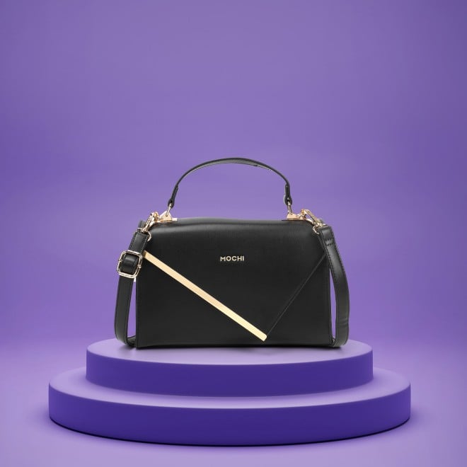 Mochi Women Black Satchel Bag