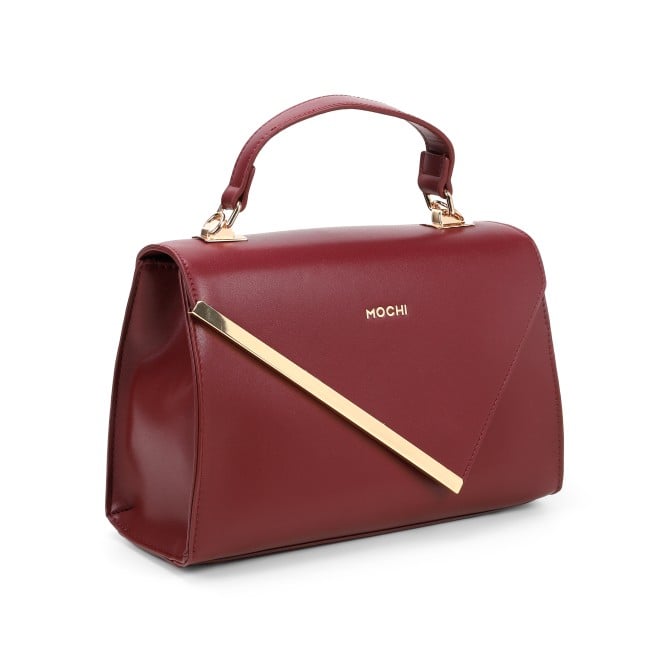Mochi Women Maroon Satchel Bag (SKU: 66-867-44-10)