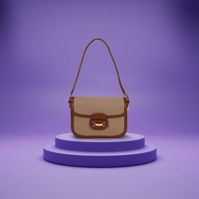 Mochi Women Brown Shoulder Bag