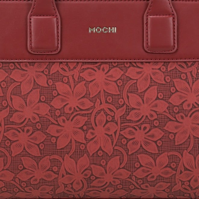 Mochi Women Maroon Satchel Bag (SKU: 66-869-44-10)