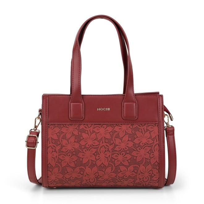 Mochi Women Maroon Satchel Bag (SKU: 66-869-44-10)