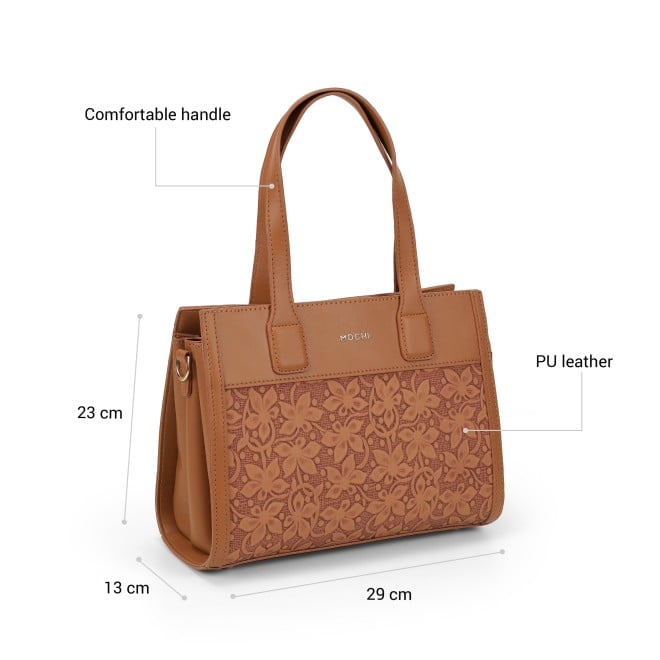 Mochi Women Tan Satchel Bag (SKU: 66-869-23-10)