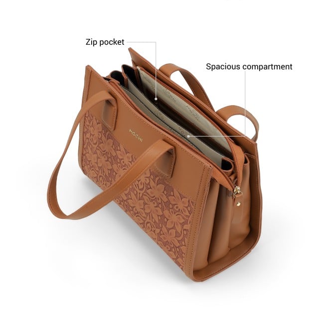 Mochi Women Tan Satchel Bag (SKU: 66-869-23-10)