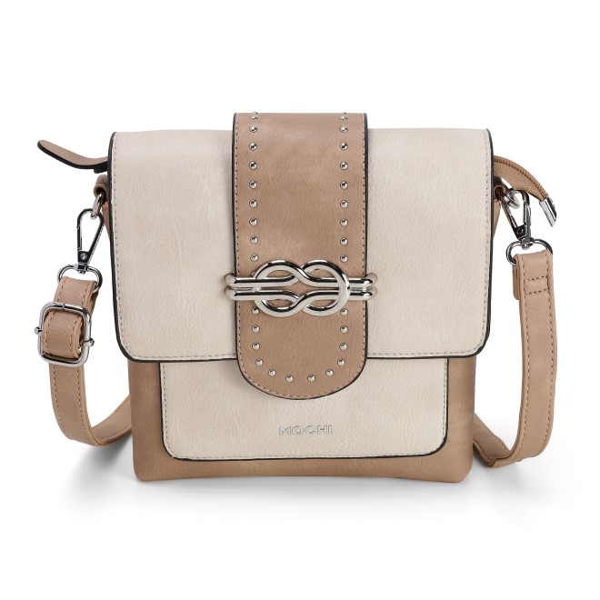 Mochi Women Beige Sling Bag (SKU: 66-873-20-10)