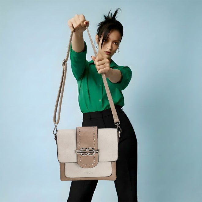 Mochi Women Beige Sling Bag (SKU: 66-873-20-10)