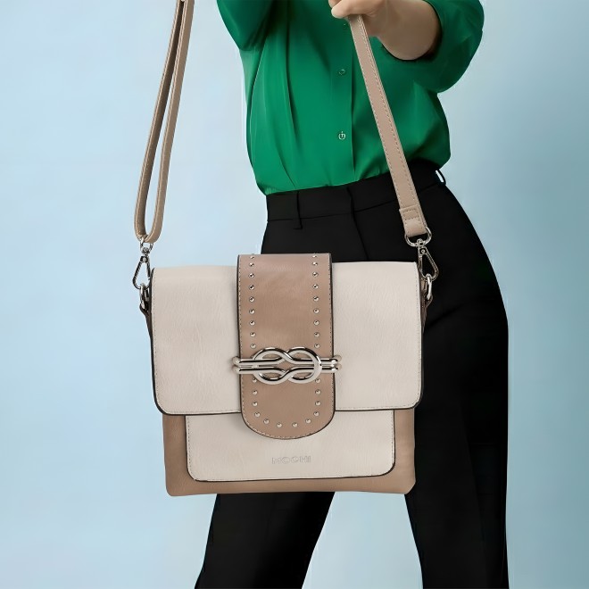 Mochi Women Beige Sling Bag (SKU: 66-873-20-10)