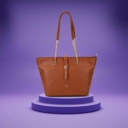 Women Tan Tote Bag