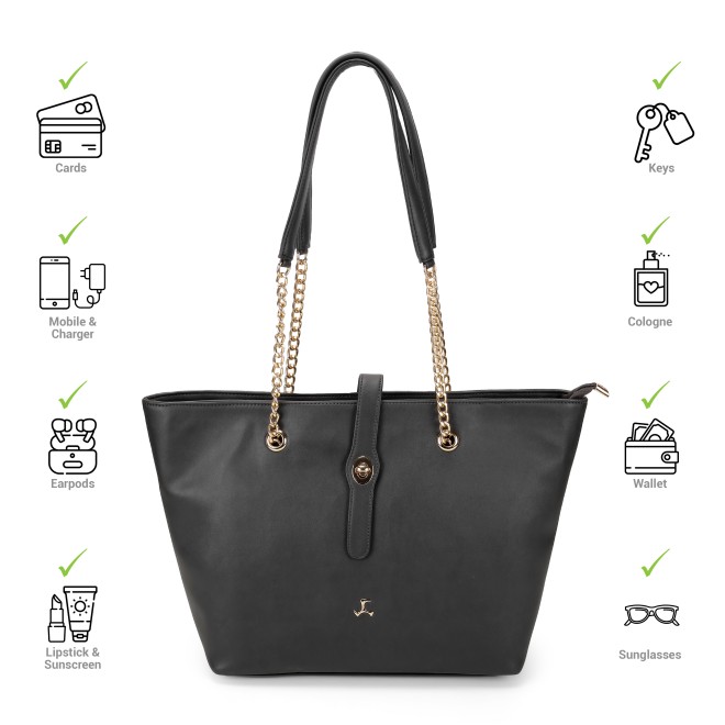 Mochi Women Grey Tote Bag (SKU: 66-919-14-10)