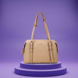Women Beige Shoulder Bag