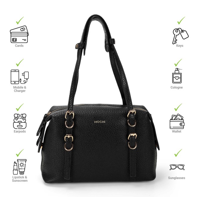 Mochi Women Black Shoulder Bag (SKU: 66-965-11-10)