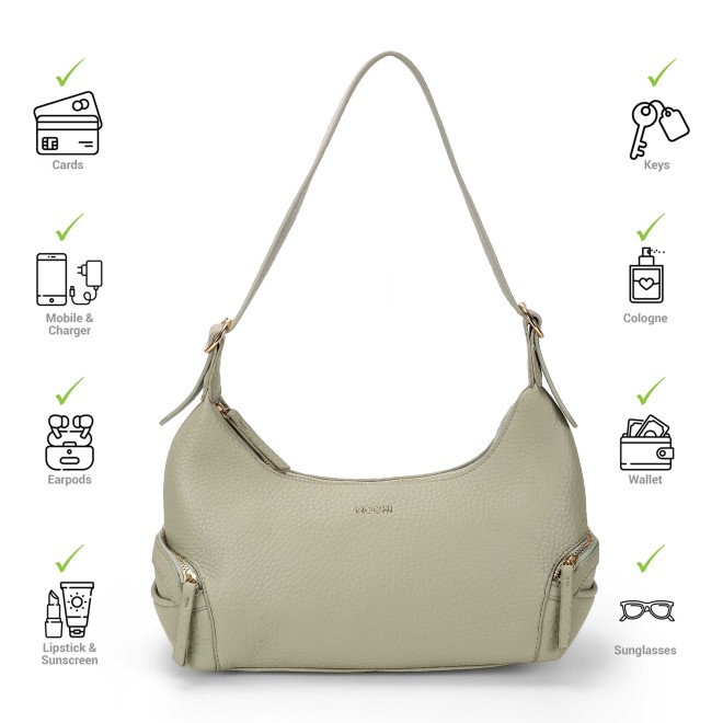 Mochi Women Grey Shoulder Bag (SKU: 66-966-14-10)