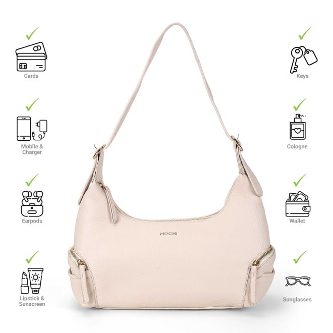 Mochi Women Beige Shoulder Bag (SKU: 66-966-20-10)