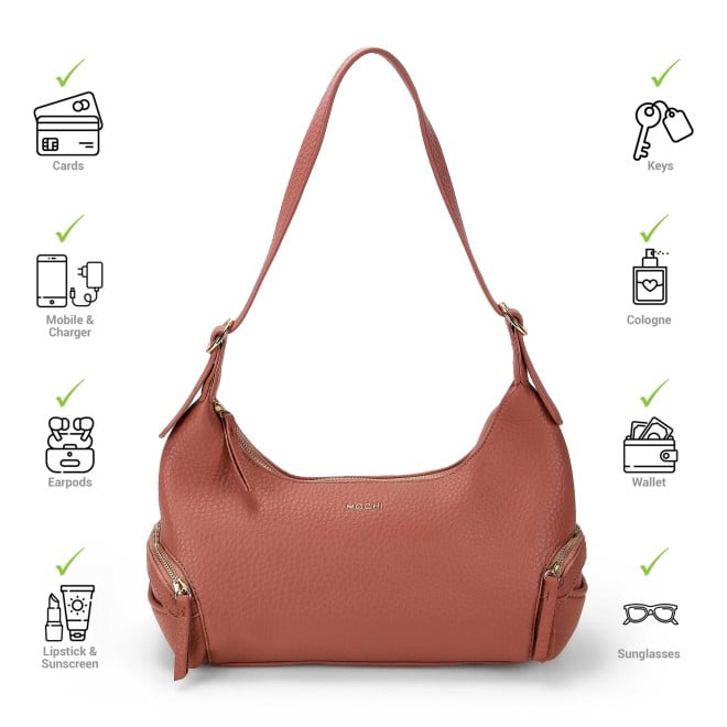 Mochi Women Peach Shoulder Bag (SKU: 66-966-80-10)