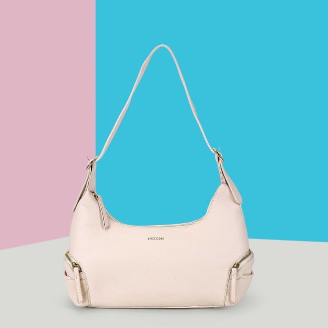 Mochi Women Beige Shoulder Bag