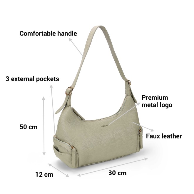 Mochi Women Grey Shoulder Bag (SKU: 66-966-14-10)