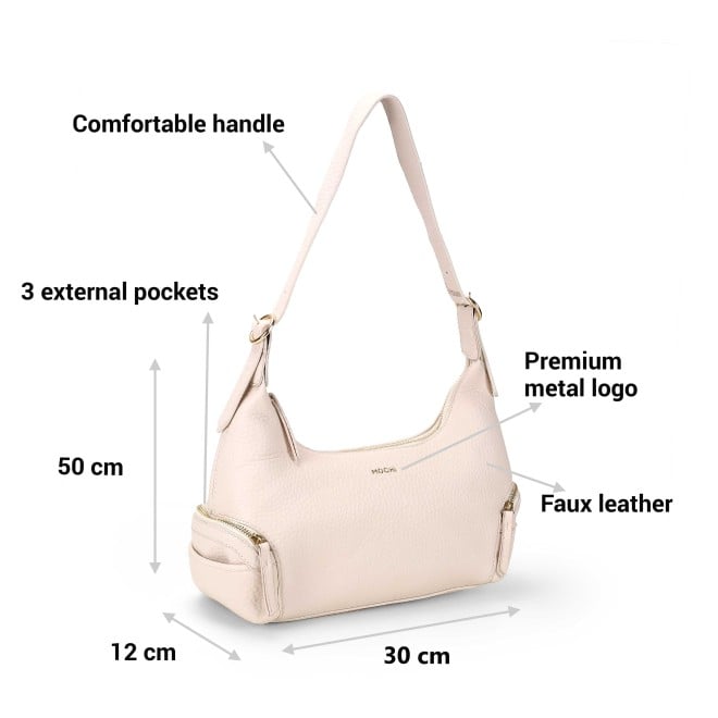 Mochi Women Beige Shoulder Bag (SKU: 66-966-20-10)