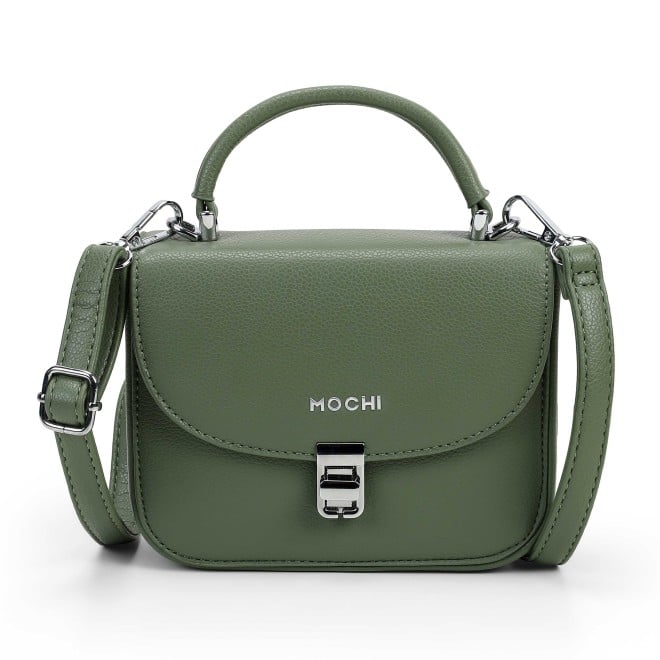 Mochi Women Olive Satchel Bag (SKU: 66-967-49-10)