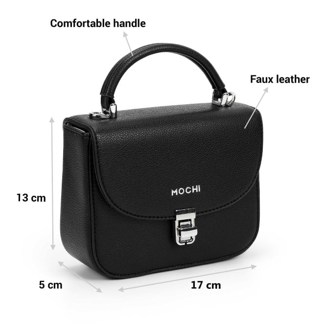 Mochi Women Black Satchel Bag (SKU: 66-967-11-10)