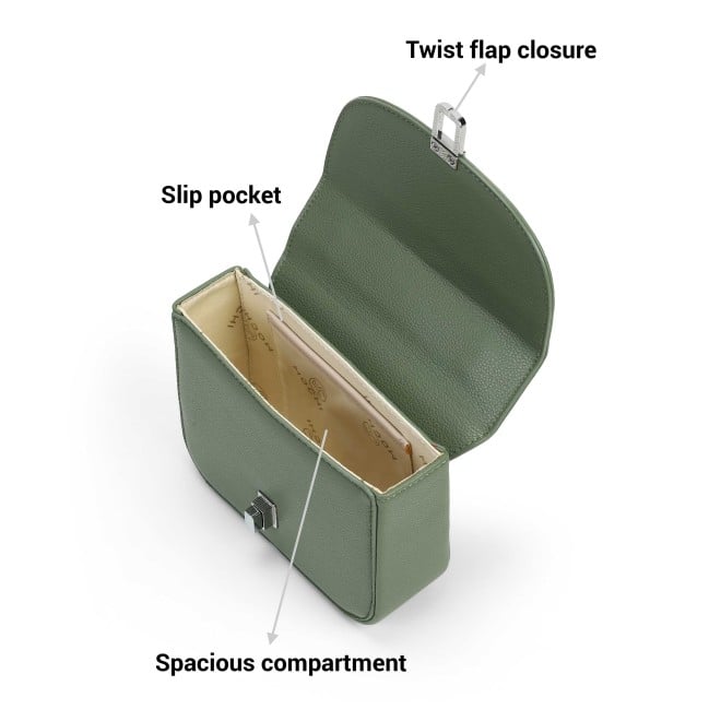 Mochi Women Olive Satchel Bag (SKU: 66-967-49-10)