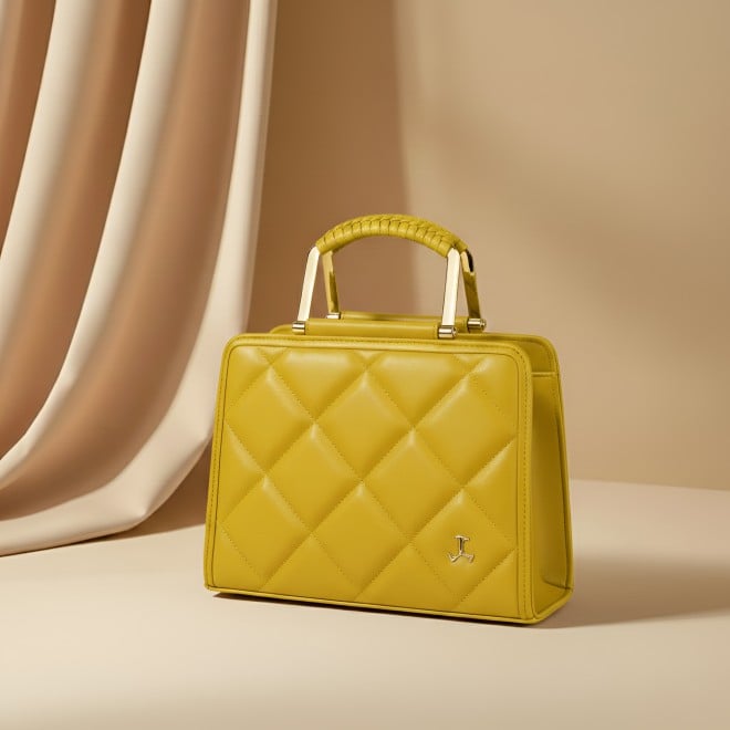 Mochi Women Yellow Satchel Bag (SKU: 66-972-33-10)