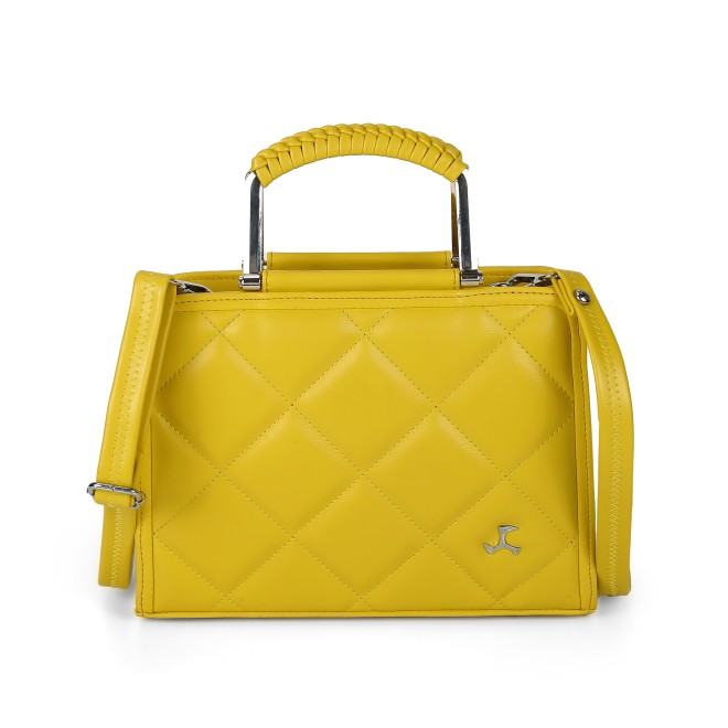Mochi Women Yellow Satchel Bag (SKU: 66-972-33-10)