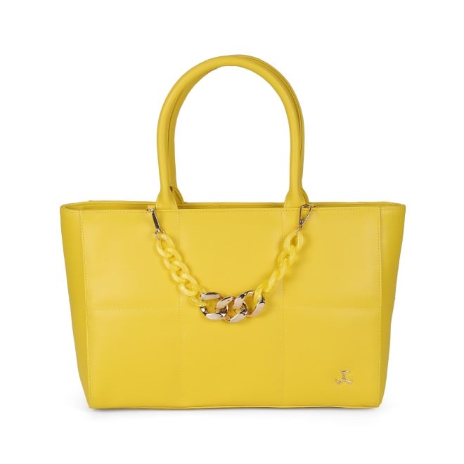 Mochi Women Yellow Satchel Bag (SKU: 66-977-33-10)