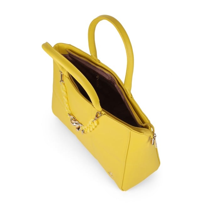 Mochi Women Yellow Satchel Bag (SKU: 66-977-33-10)