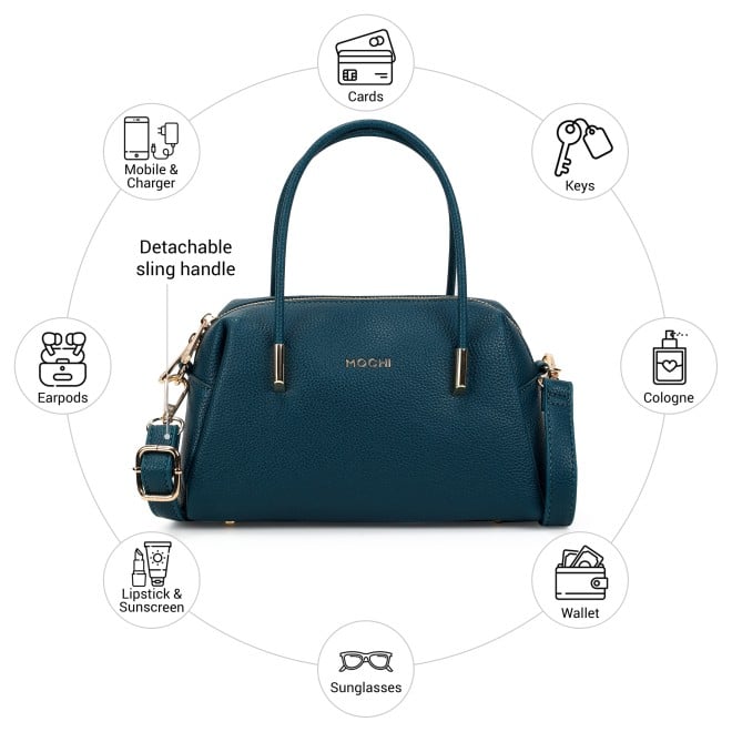 Mochi Women Green Satchel Bag (SKU: 66-979-21-10)