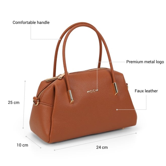 Mochi Women Tan Satchel Bag (SKU: 66-979-23-10)