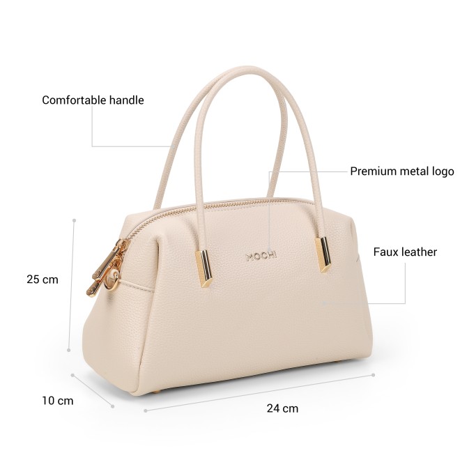 Mochi Women Off-white Satchel Bag (SKU: 66-979-66-10)