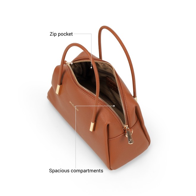 Mochi Women Tan Satchel Bag (SKU: 66-979-23-10)