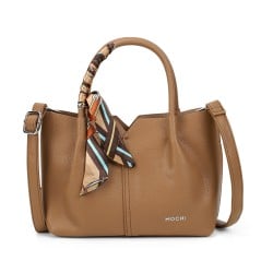 Women Beige Satchel Bag