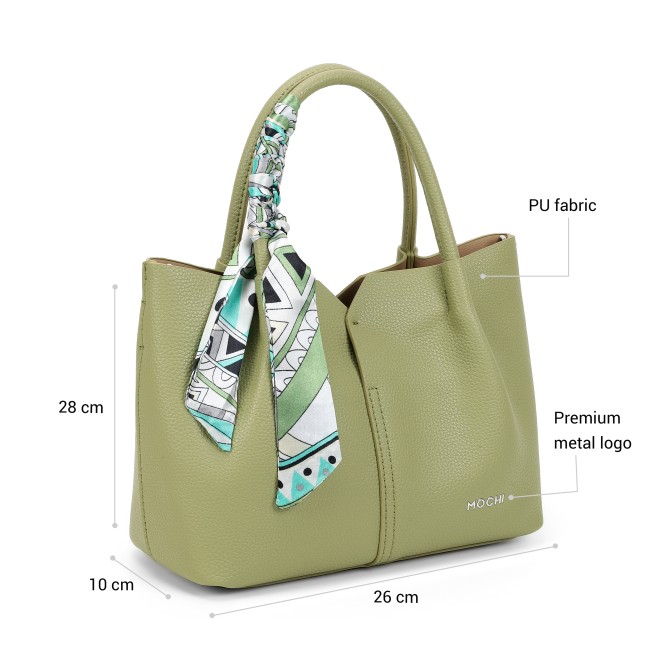 Mochi Women Green Satchel Bag (SKU: 66-980-21-10)