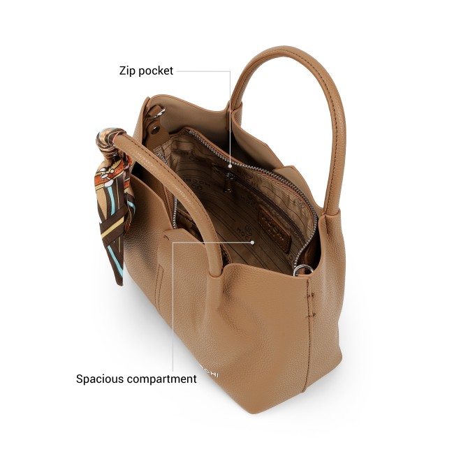 Mochi Women Beige Satchel Bag (SKU: 66-980-20-10)