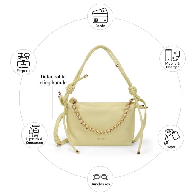 Mochi Women Yellow Shoulder Bag (SKU: 66-982-33-10)