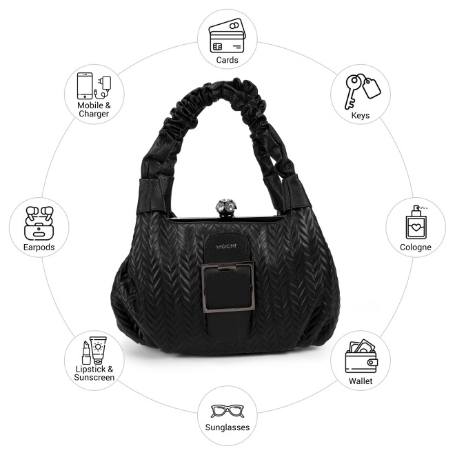 Mochi Women Black Shoulder Bag (SKU: 66-984-11-10)