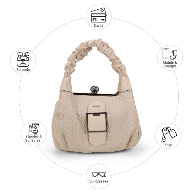 Mochi Women Beige Shoulder Bag (SKU: 66-984-20-10)