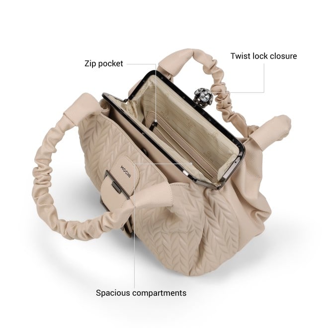 Mochi Women Beige Shoulder Bag (SKU: 66-984-20-10)