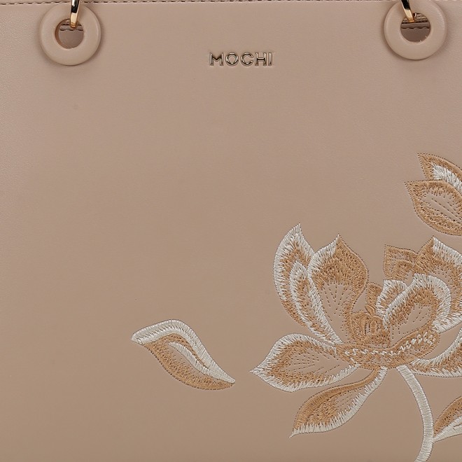 Mochi Women Beige Satchel Bag (SKU: 66-986-20-10)